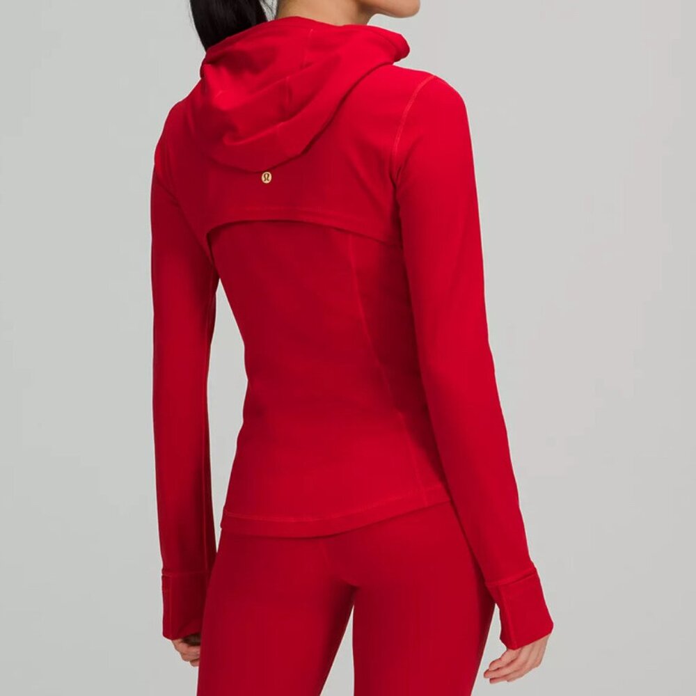 Lululemon Hooded Define Lunar New Year Nulu Dark Red Limited Edition Size 8